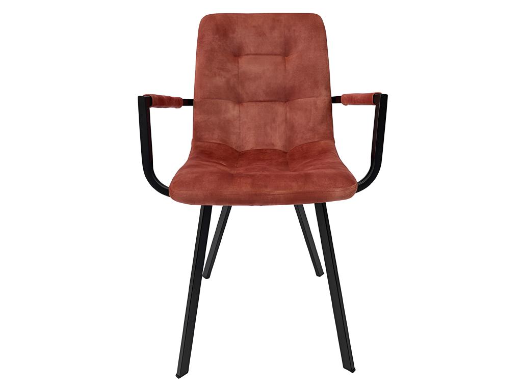 Fauteuil d'appoint en velours rouge