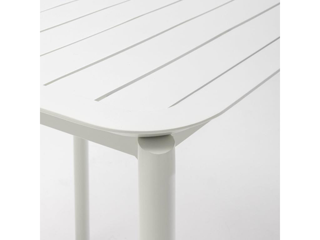 Table blanche, 70 x 70 cm