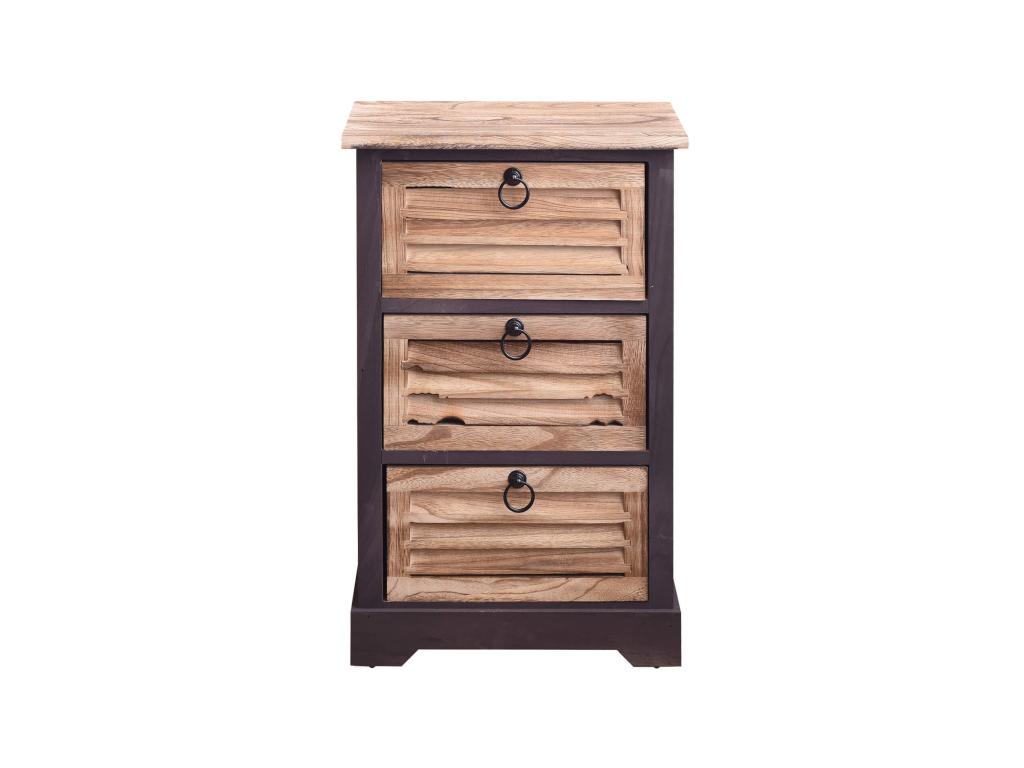 Table noire, 63 x 40 x 27 cm