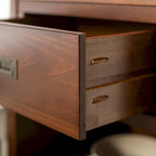 Tables de chevet modernes Middlebrook en bois massif, 1 tiroir, lot de 2