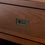 Tables de chevet modernes Middlebrook en bois massif, 1 tiroir, lot de 2