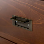 Tables de chevet modernes Middlebrook en bois massif, 1 tiroir, lot de 2