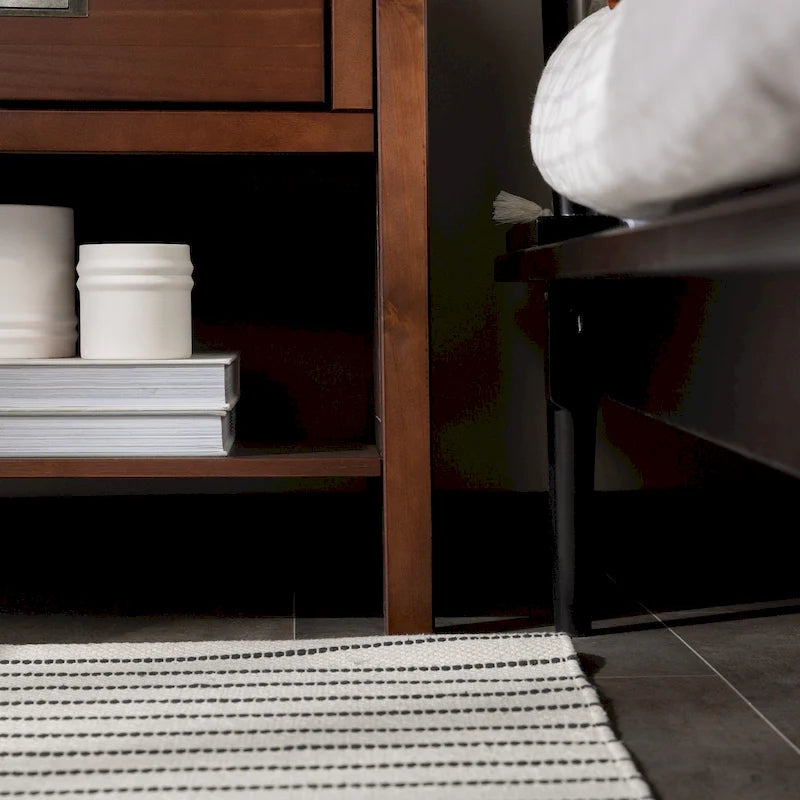 Tables de chevet modernes Middlebrook en bois massif, 1 tiroir, lot de 2