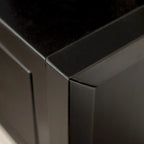 Tables de chevet modernes Middlebrook en bois massif, 1 tiroir, lot de 2