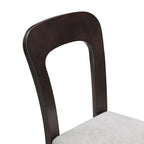 Christopher Knight Home - Chaises de salle à manger rembourrées Adrian, assise confortable et structure en bois robuste, lot de 2