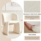 Fauteuils de salle à manger Howtai en forme de tonneau, entièrement rembourrés