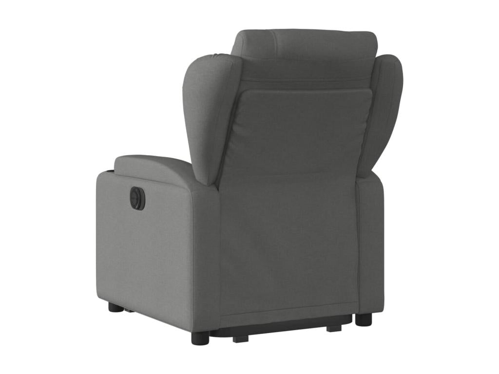 Fauteuil d'appoint en tissu gris