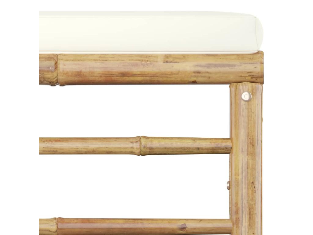 Ensemble de mobilier d'extérieur blanc