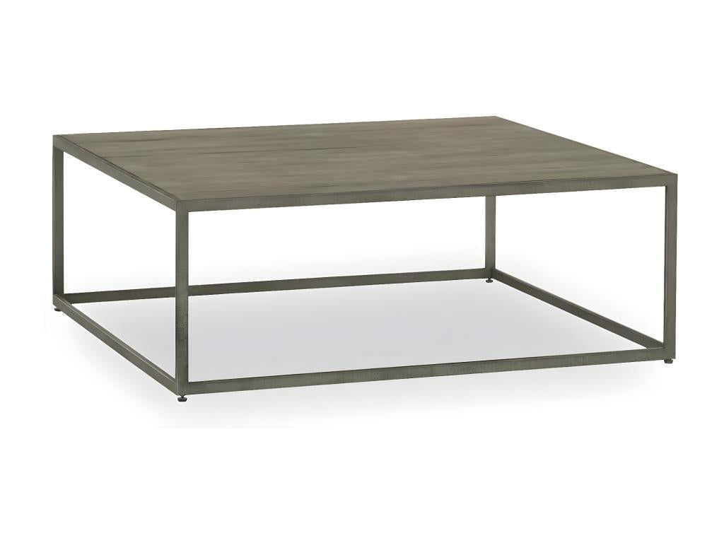 Table basse grise, 110 x 110 x 40 cm