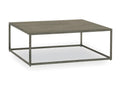 Table basse grise, 110 x 110 x 40 cm