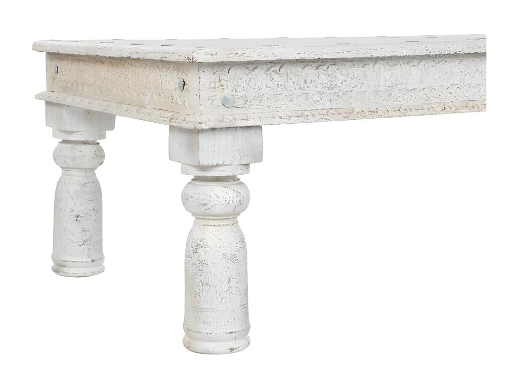 Table basse blanche