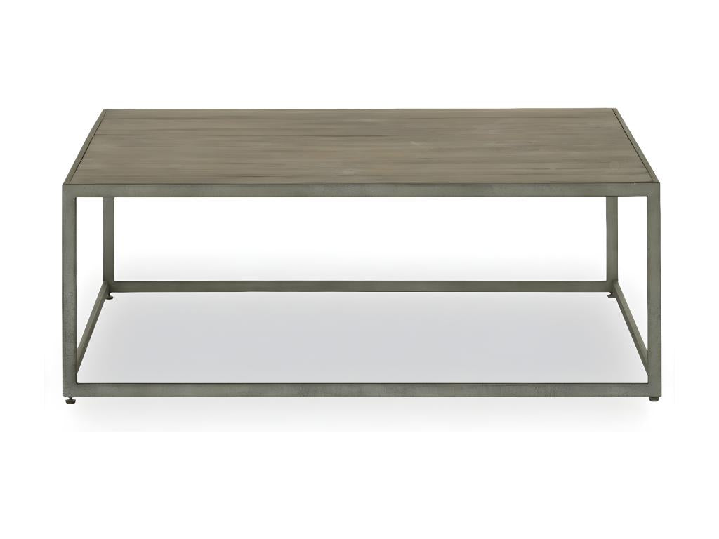Table basse grise, 110 x 110 x 40 cm