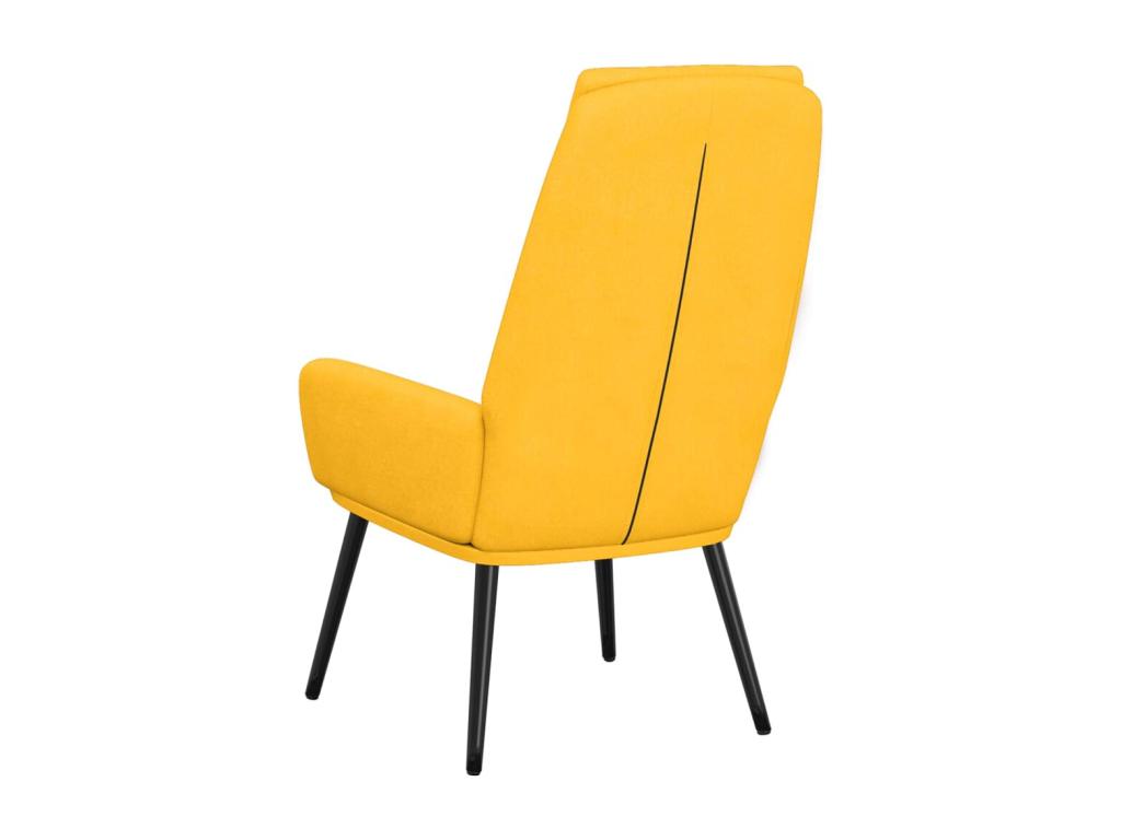 Chaise en tissu jaune - dlz1766583991572