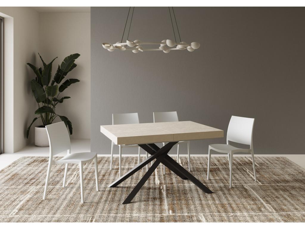 Table grise, 90 x 120 cm