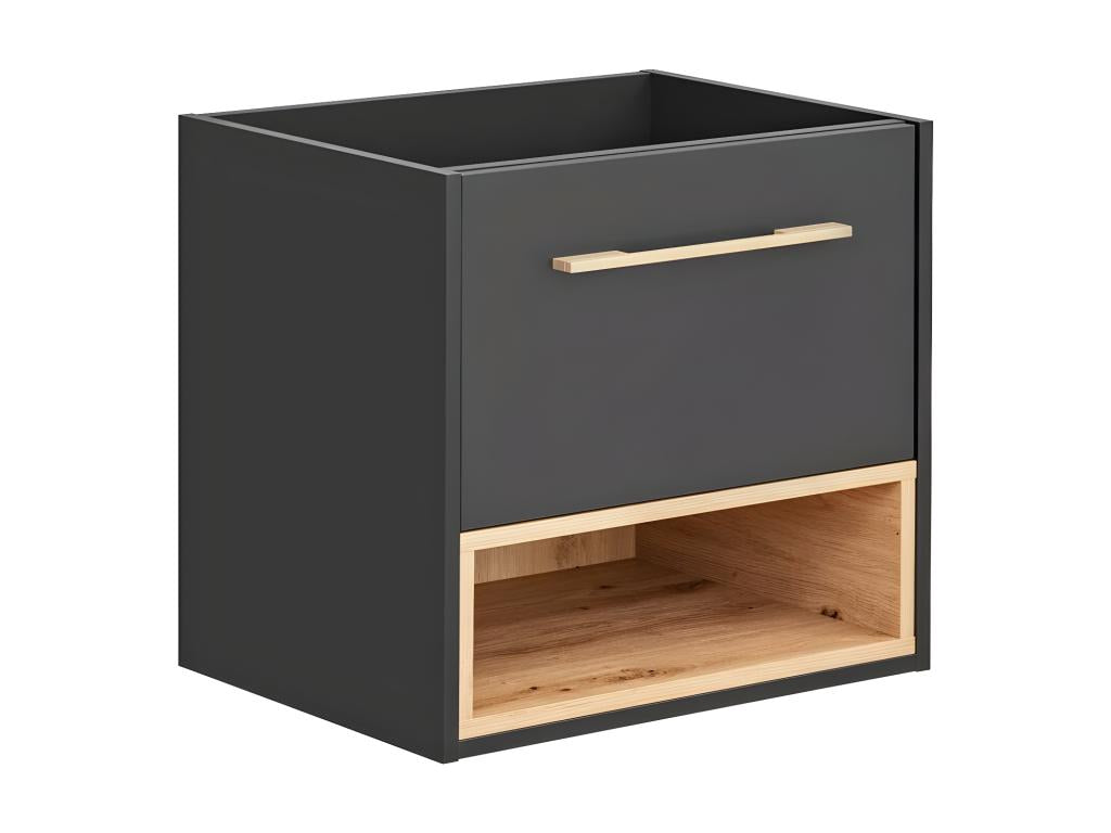 Armoire anthracite, 60 x 46 x 57 cm