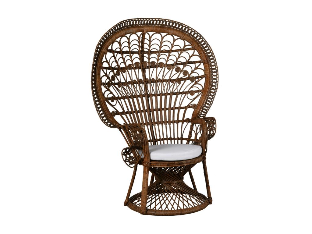 Fauteuil d'appoint marron