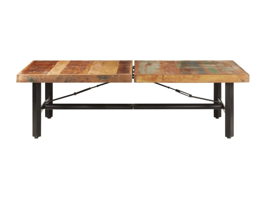 Table basse marron, 142 x 90 x 42 cm