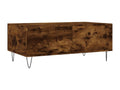Table basse en bois d'ingénierie naturel, 90 x 50 x 36,5 cm