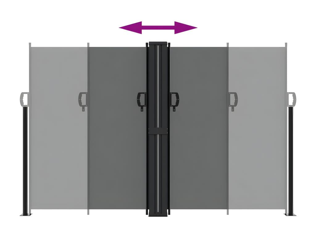 Meubles de maison anthracite, 160 x 600 cm