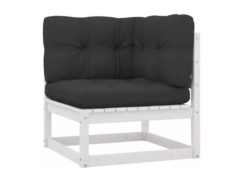 Ensemble de mobilier de jardin en pin blanc - dlz1766583953867