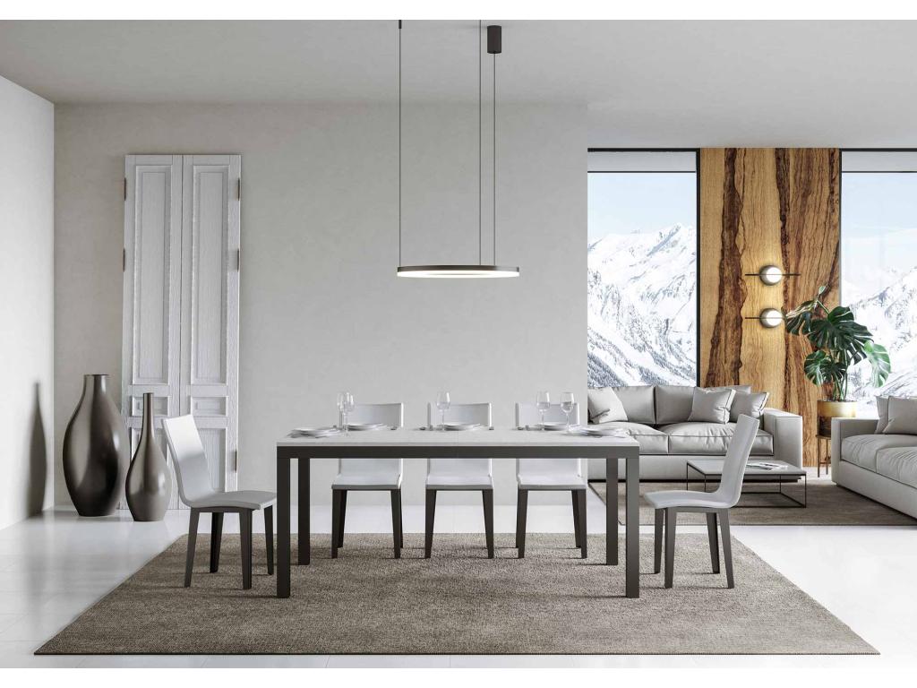 Table blanche, 90 x 180 cm - dlz1766584018014