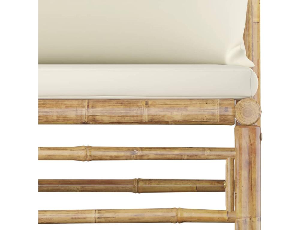 Ensemble de mobilier d'extérieur blanc