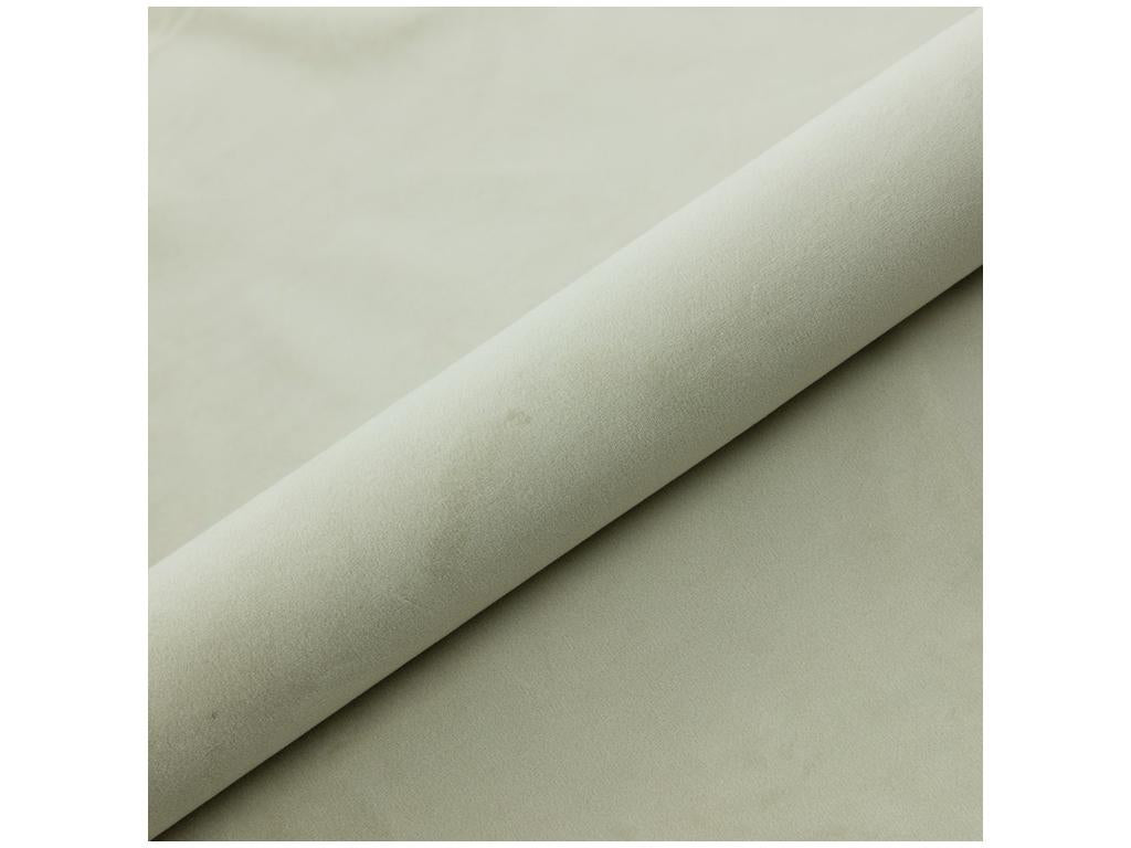 Lit en velours beige, 200 x 200 cm