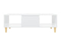 Table basse blanche, 103,5 x 60 x 35 cm