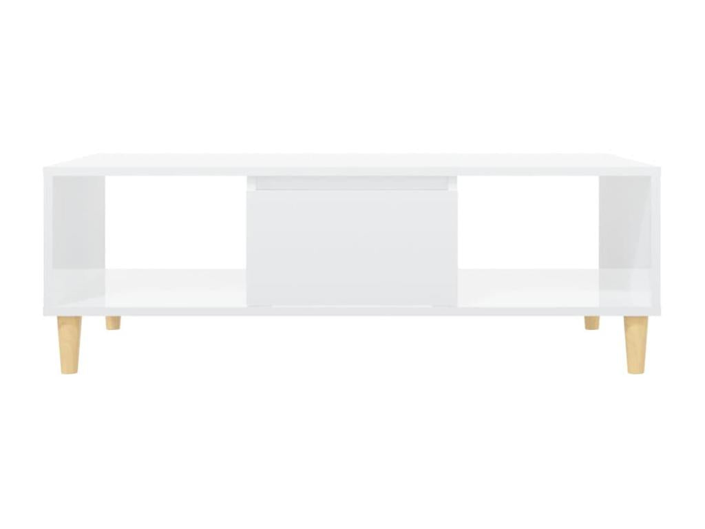 Table basse blanche, 103,5 x 60 x 35 cm