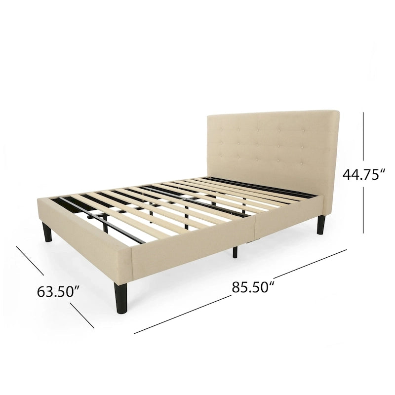 Lit plateforme rembourré Agnew Queen-size de Christopher Knight Home