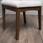 Chaises de salle à manger Dimitri en tissu style Mid-Century (lot de 2) par Christopher Knight Home