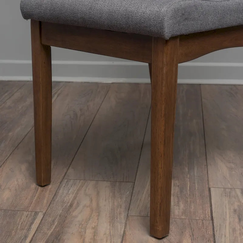 Chaises de salle à manger Dimitri en tissu style Mid-Century (lot de 2) par Christopher Knight Home