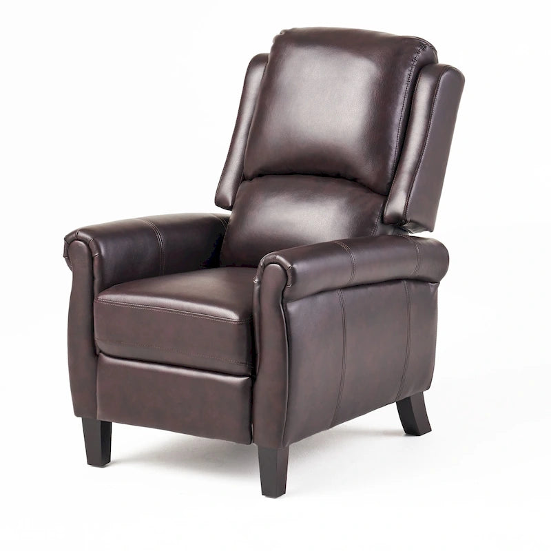 Fauteuil inclinable Haddan en similicuir PU de Christopher Knight Home