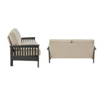 Canapé en bois de style Mission Sigulda