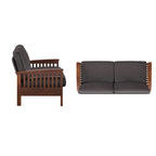 Canapé en bois de style Mission Sigulda