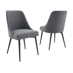 Steve Silver Fagared Fabric Dining Chair (Set of 2)