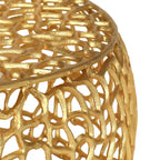 Table basse Cortlandt moderne en maille d'aluminium fabriquée à la main par Christopher Knight Home