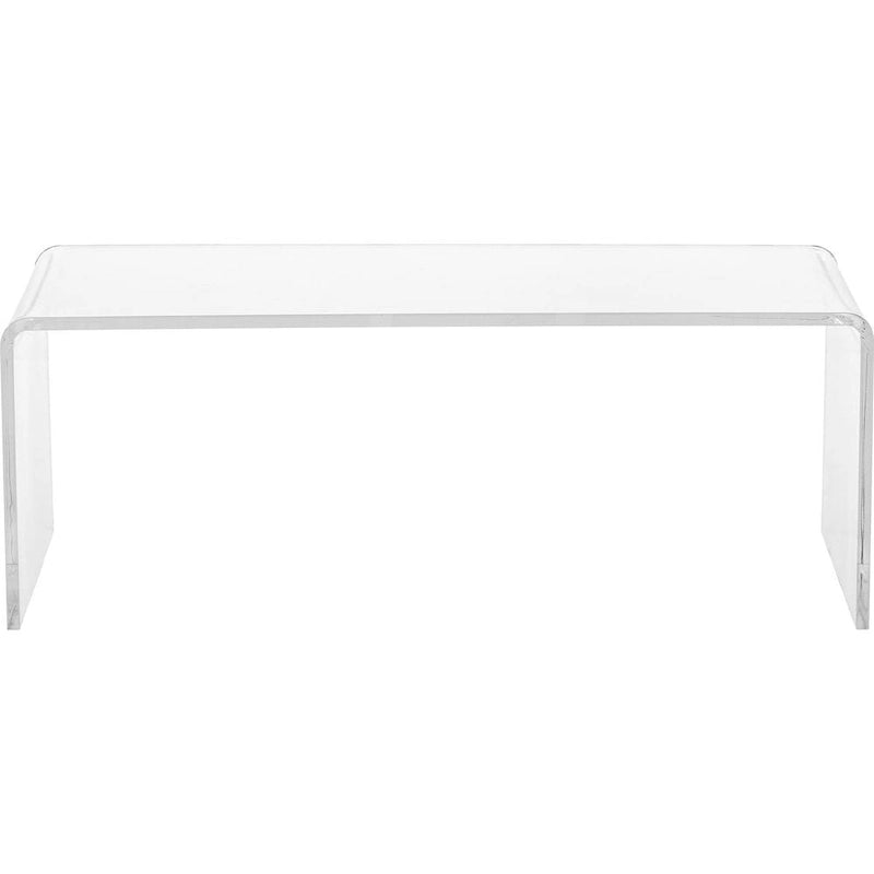 Table basse moderne en acrylique transparent