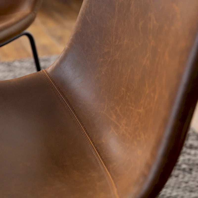 Chaise de salle à manger Middlebrook Prusiner en similicuir (lot de 2)