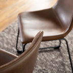 Chaise de salle à manger Middlebrook Prusiner en similicuir (lot de 2)