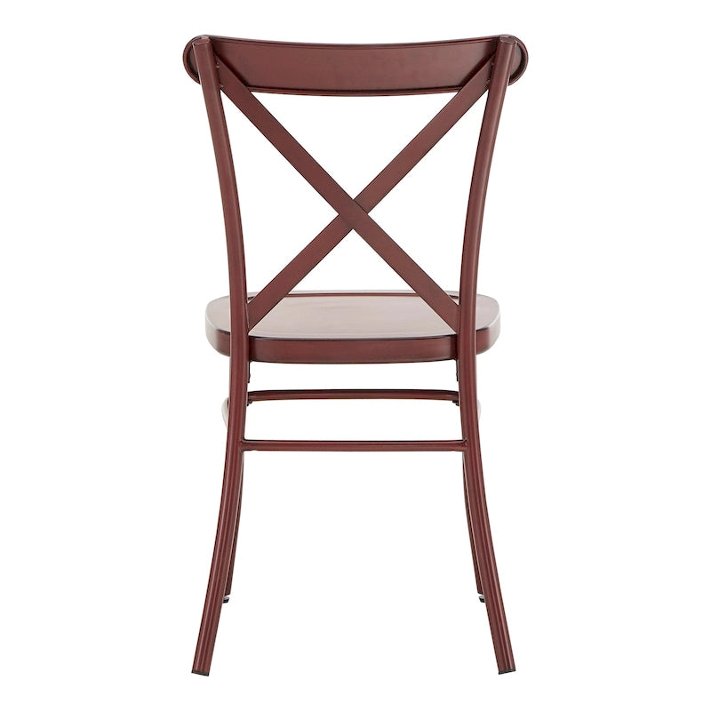 Chaises de salle à manger en métal Pompey (lot de 2) par iNSPIRE Q Classic