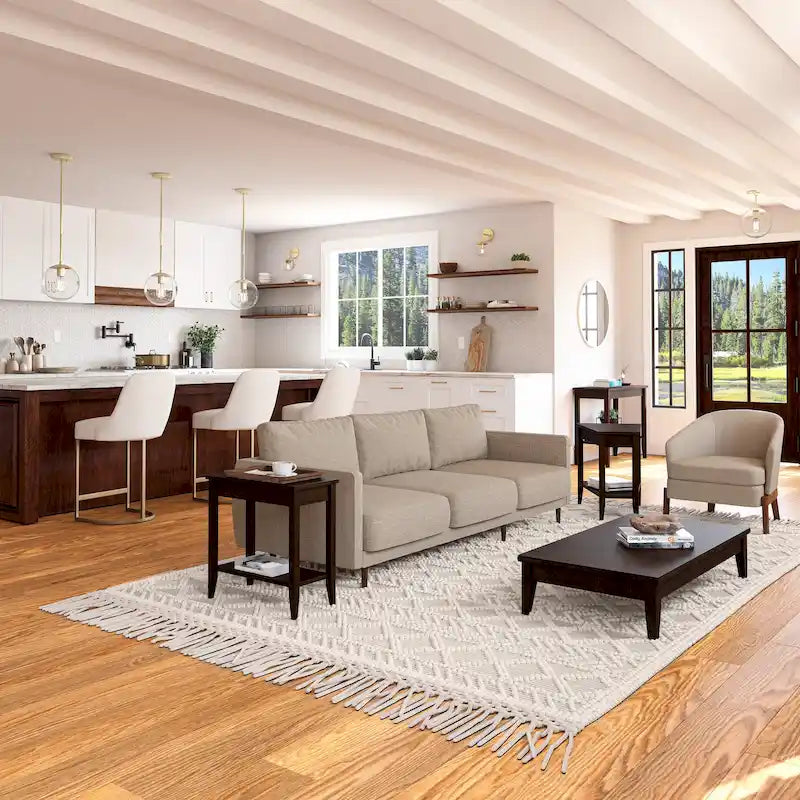 Table d'appoint étroite Laurent de Leick Home avec étagère