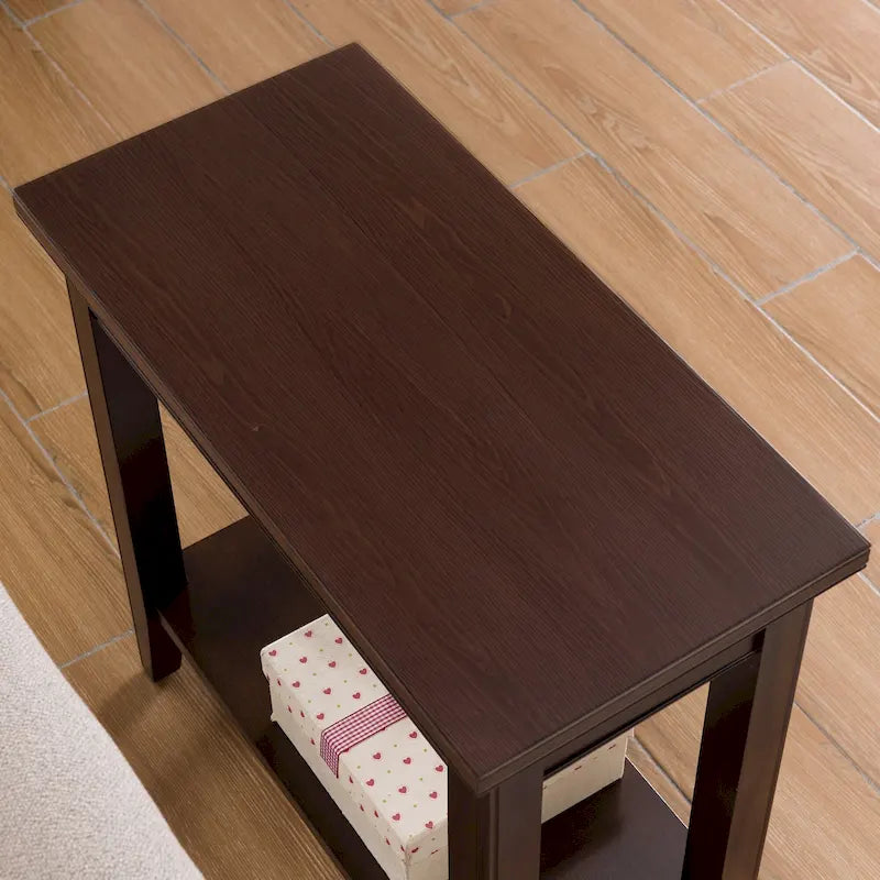 Table d'appoint étroite Laurent de Leick Home avec étagère