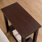 Table d'appoint étroite Laurent de Leick Home avec étagère