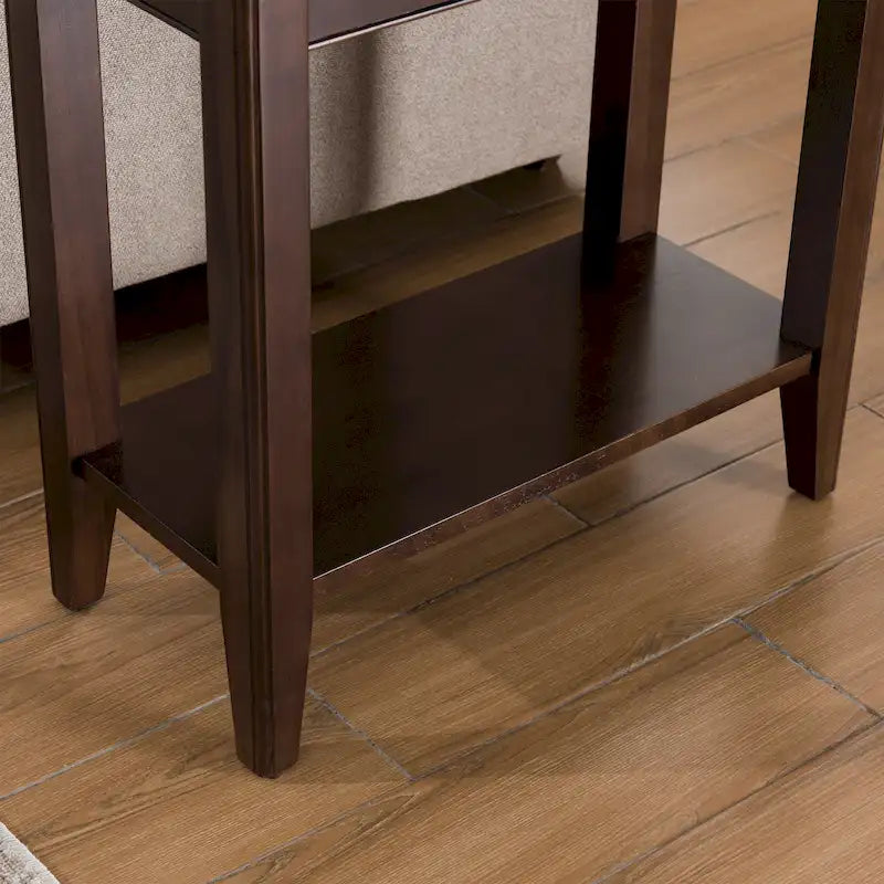 Table d'appoint étroite Laurent de Leick Home avec étagère