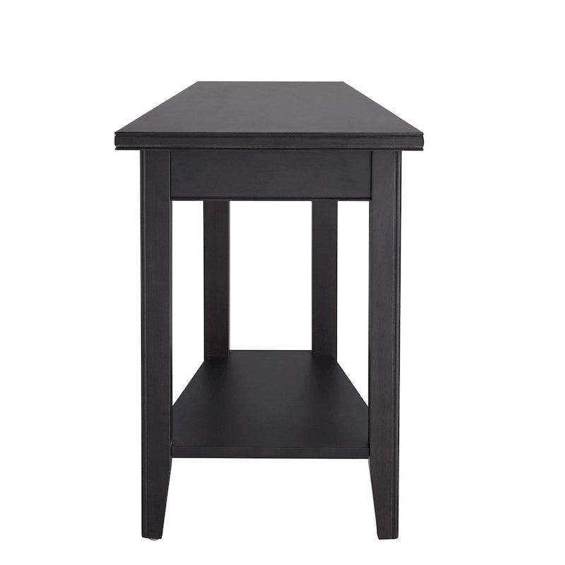 Table d'appoint étroite Laurent de Leick Home avec étagère