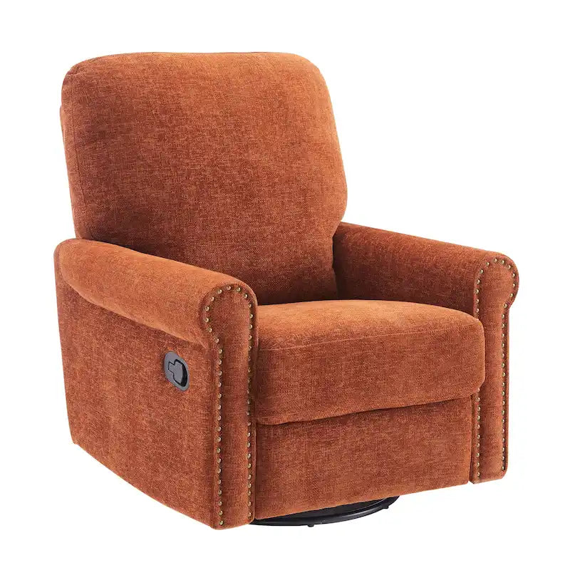 Ensemble de 2 fauteuils de loisirs Heido pivotants à 360° et inclinables manuellement