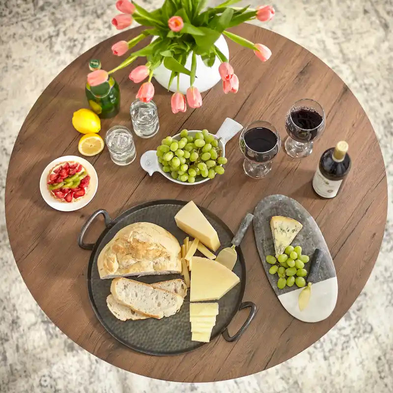 Angelo : Table de salle à manger ronde Kavitt