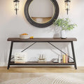 70.9 Inches Long Narrow Sofa Table Behind Couch for Entryway