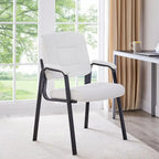 Fauteuils de direction en cuir haut de gamme avec accoudoirs rembourrés